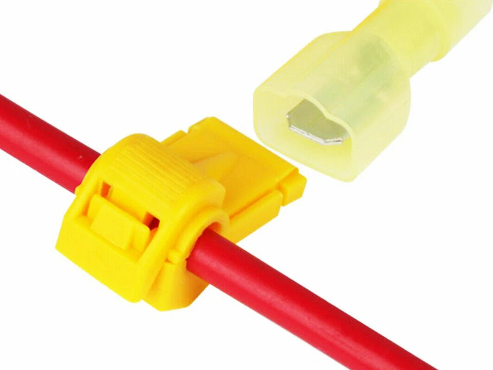 210PCS Waterproof 22-10AWG T-Tap Quick Splice Wire Crimp Connector Terminal  Kit - Image 4 of 4