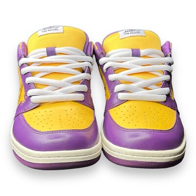 DS Warren Lotas WL REAPER LOS ANGELES Dunk Low “Lakers” Sz