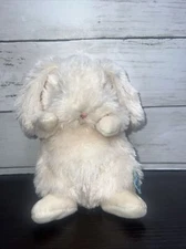 Bunny Rabbit White Plush Bunnies By The Bay Beanbag Stuffed Animal 7"