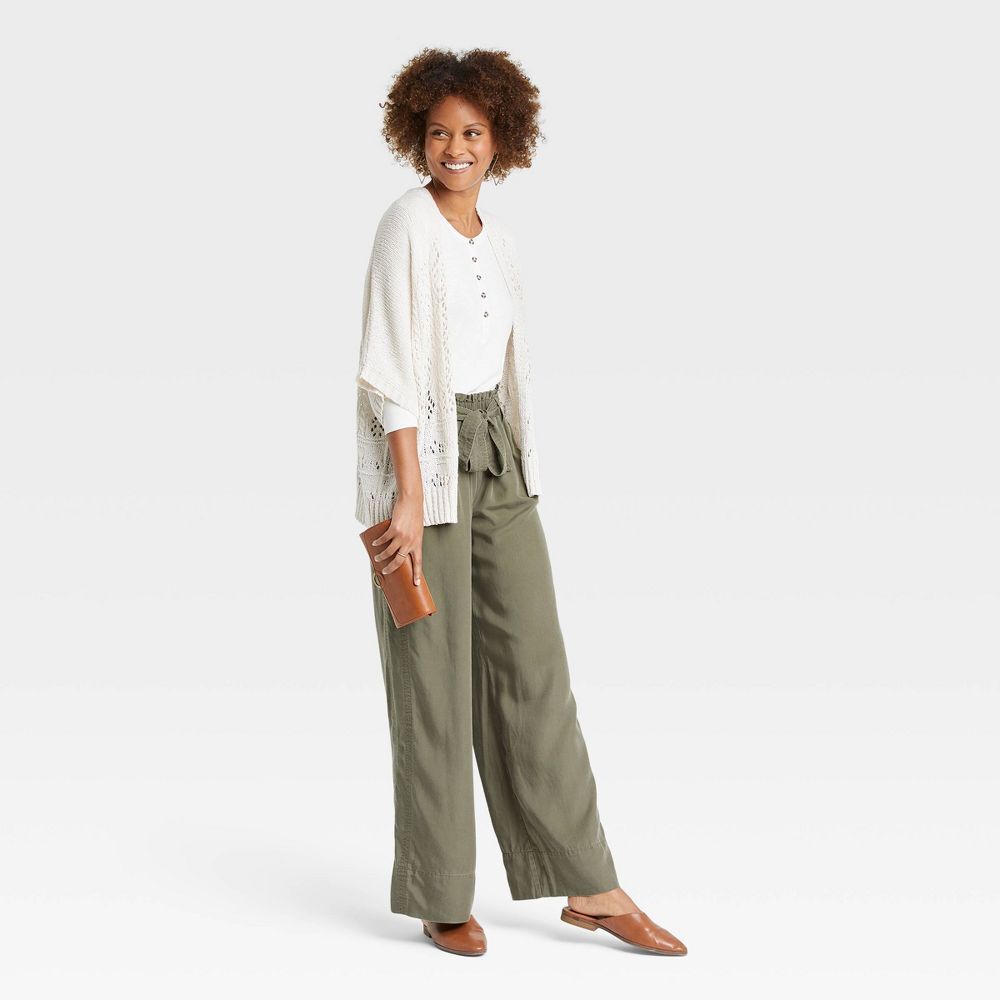 Knox Rose Women's High Rise Wide Leg Regular Fit Full Leg Knox Rose Women's High Rise Wide Leg Regular Fit Full Leg
