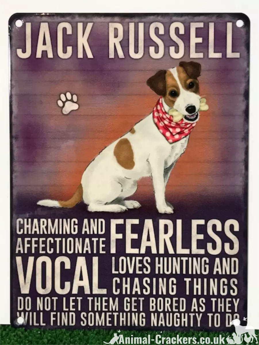 Jack russell sale sign