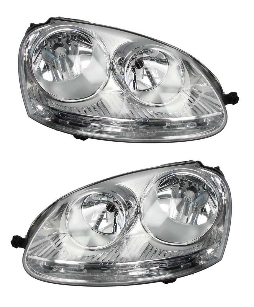 Paire d'optiques avant de Golf 5 avec reglage motorise pour conduite de nuit