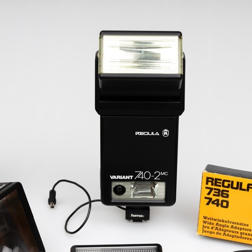 *MINT* Regula Variant 740-2 MC Electronic Flash Rolleiflex Yashica MAT 124G TLR - Picture 7 of 24