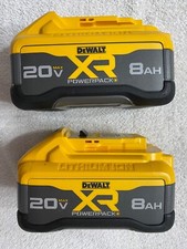 2 New Dewalt DCB2108 Powerpack 20V Max XR 8.0Ah Lithium Ion Batteries DCB2108-2