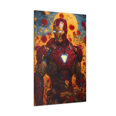 Iron Man Leinwand Marvel Avengers Ölgemälde Superheld Druck Wandbild Deko