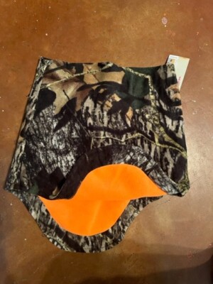 NEW MOSSY OAK BREAK-UP INFINITY REVERSIBLE/ BLAZE ORANGE NECK-CHEST WARMER - O/S