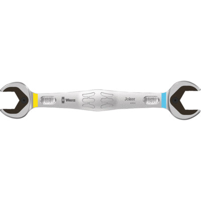 WERA 05020261001 Joker Double Open-Ended Wrench, 22 + 24mm