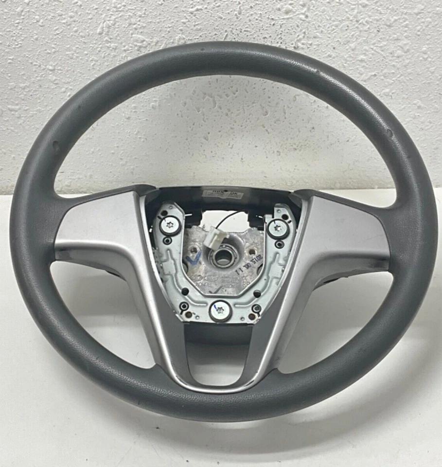 2016 HYUNDAI ACCENT Gray Steering Wheel 561131R000 OEM - Image 2 of 4