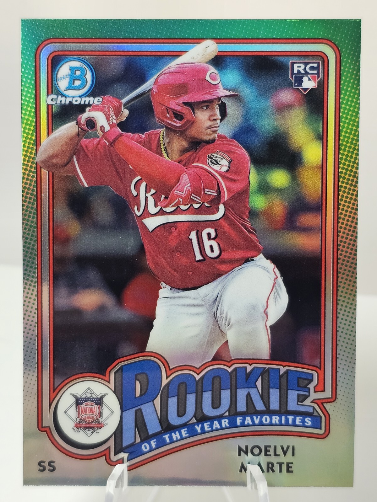 2024 Bowman Noelvi Marte #ROY-4 RC Rookie of the Year Favorite Cincinnati Reds