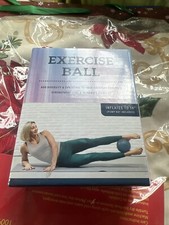 Inflatable Mini Exercise Yoga Fitness Ball Inflates to 14"