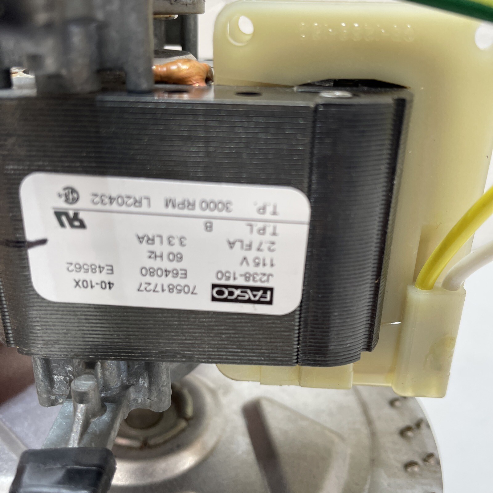 Fasco Draft Inducer Blower Motor J238150, 70581727 , 115V, 3,000 RPM