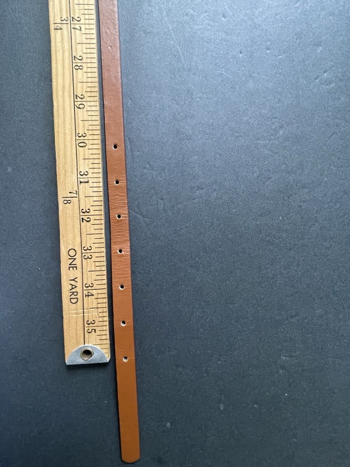 Womens Leather Skinny Belt Brown Tan Casual Dress Adjustable Office eBay