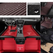 Matten für Toyota Land Cruiser 1998-2025 Auto-Fußmatten Wasserdicht Teppiche