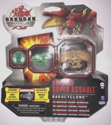 Bakugan Super Assault Subterra Bakucyclone Gundalian Invaders Figur Spin Master