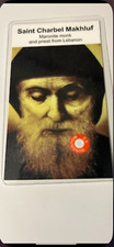 Saint Charbel Makhluf  3rd Class Relic Card