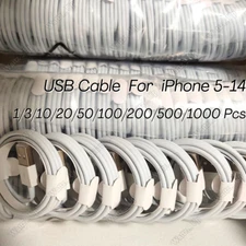For iPhone 14 13 12 11 Pro Max XR 8 7 6 Fast Charging Cord USB Charger Cable Lot