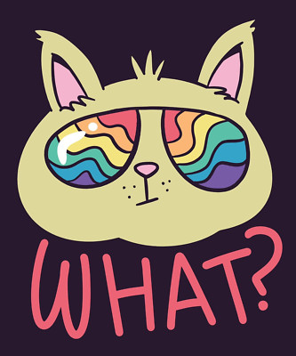 Rainbow Cat Sticker Decal