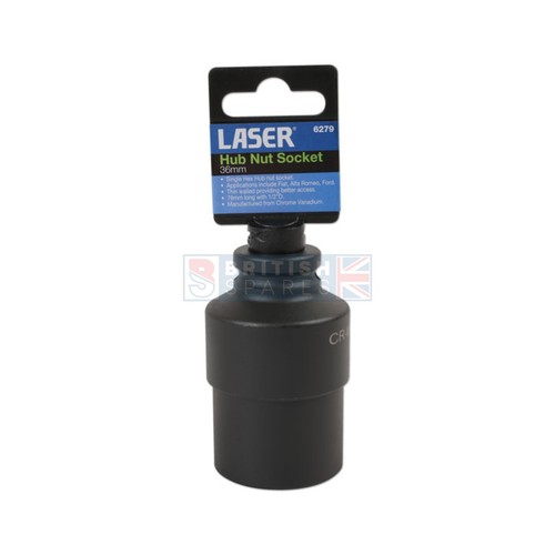 Laser 6279 Hub Nut Socket Thin