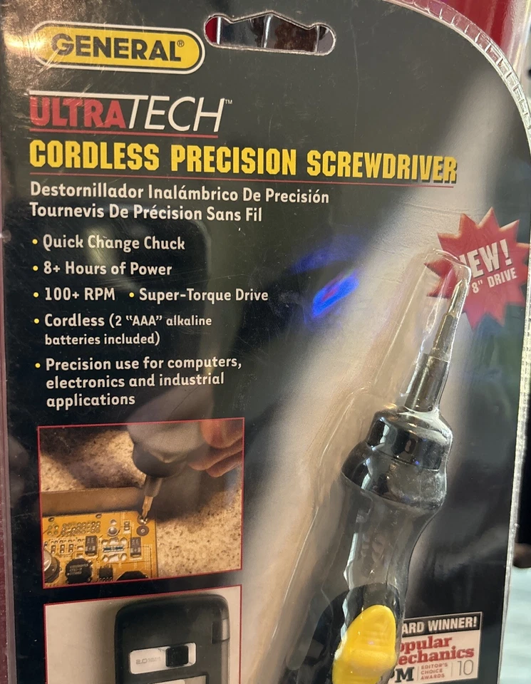 Cordless Electric Power Precision Screwdriver Battery Small Mini Bits Jeweler! - Image 2 of 4