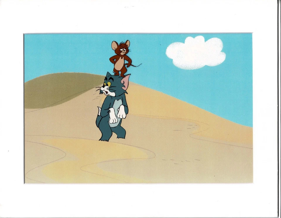Tom & Jerry Production Animation Cel and Drawings Filmation 1980-82 52-89 - Image 1 of 1