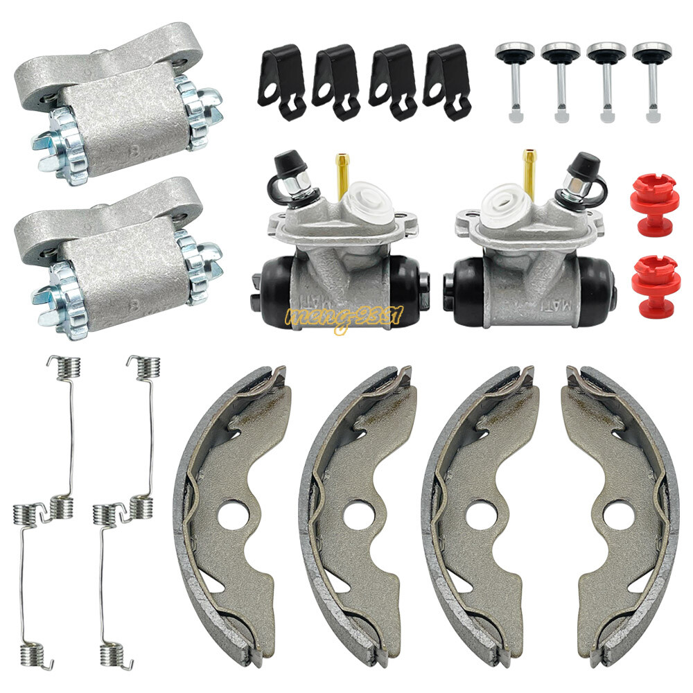 Front Brake Wheel Cylinders &Shoes Adjusters for Honda TRX300 FourTrax