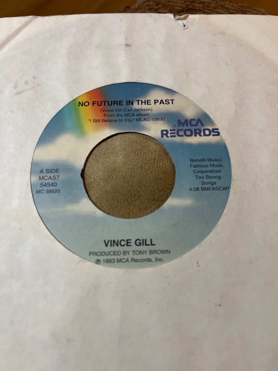 Vince Gill Pretty Words / No Future in the Past 45 RPM | eBay
