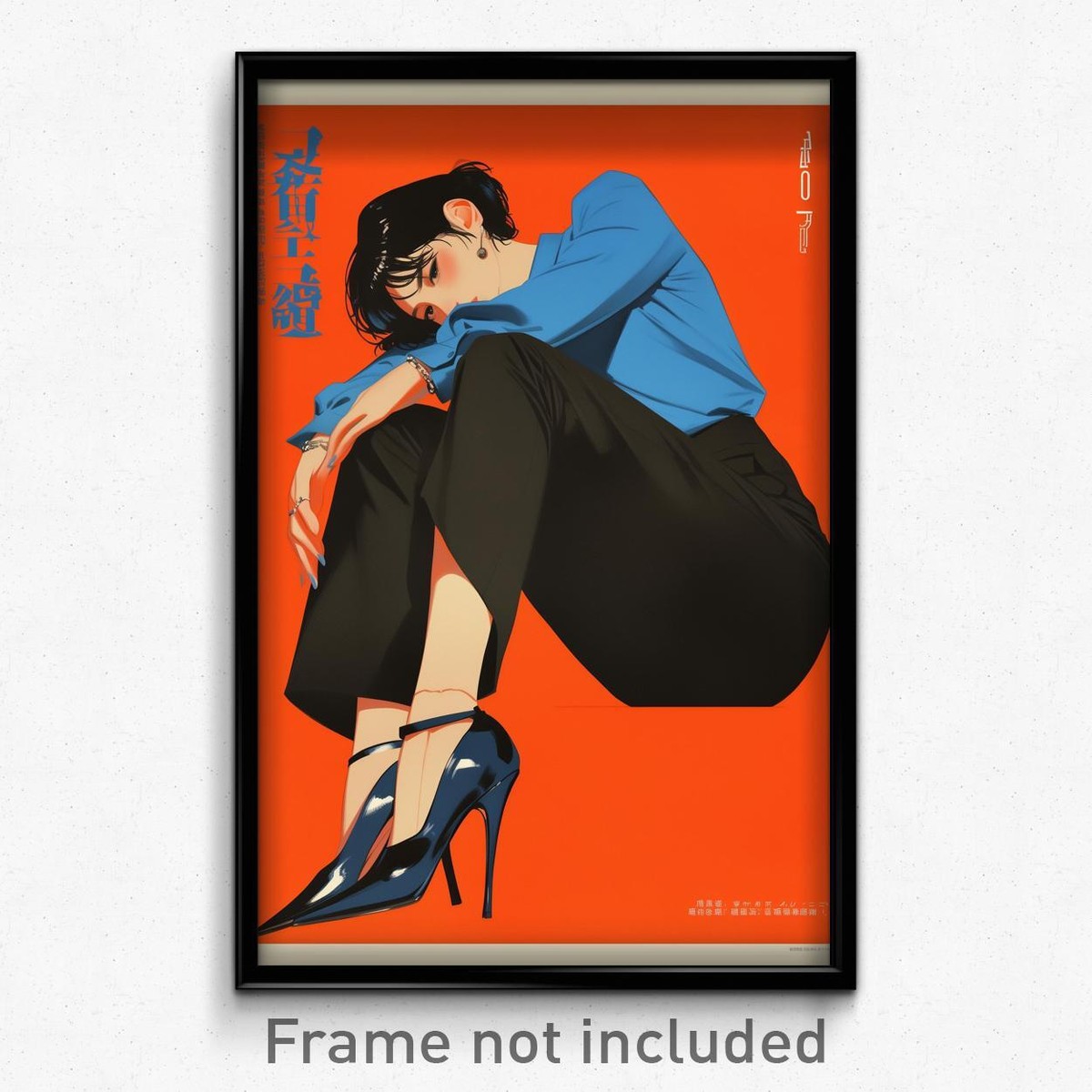 Chinese Movie Poster Man Feeling Ambivalence, Feminine High