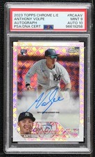 2023 Topps Chrome Logofractor Edition Anthony Volpe #RCA-AV PSA 9 MINT Auto 01nw