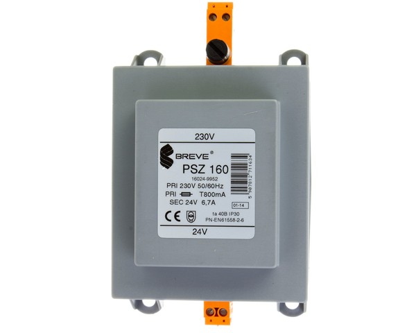 1-Phasen-Transformator PSZ 160VA 230/24V /Schienenmontage/ 16024-9952-image