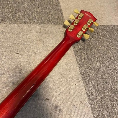 Burny Super Grade Les Paul Type Vintage Orange Flame Top Japan