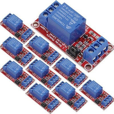 Optocoupler Relay Module High/Low Level Trigger Arduino (12V