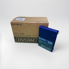 Lot of 10 Sony PDV-124N DVCAM 124 Minutes Video Cassettes New Boxed