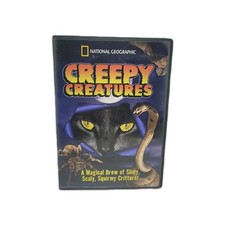 Creepy Creatures DVD National Geographic Black Cats Spiders Snakes Komodo Dragon