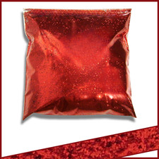 Escama de metal automotriz mediana 9 oz Blaze Red 0,015" - Aditivo de pintura a granel (266 ml)