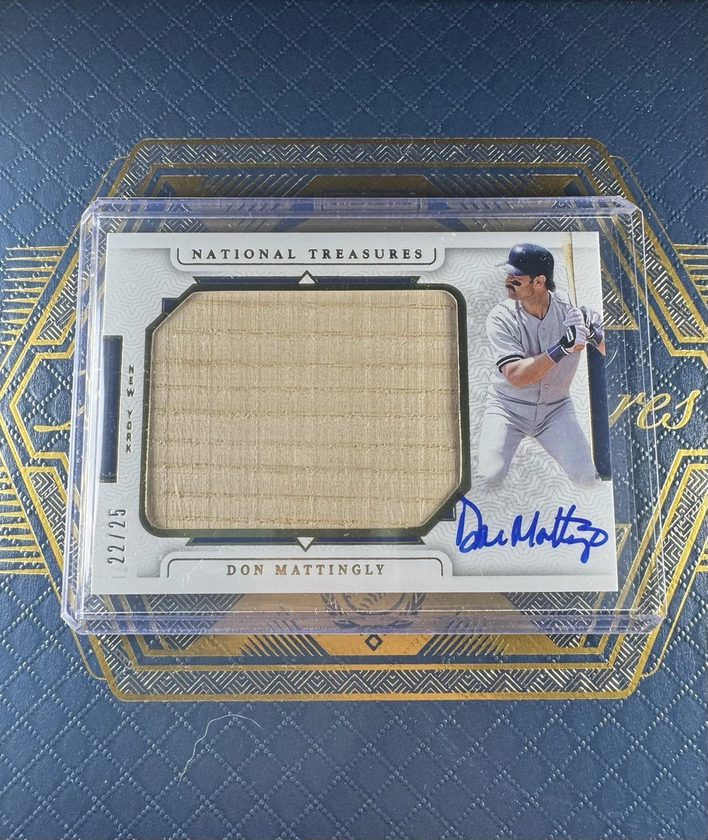 Panini Don Mattingly Baseball Autographed Sports Trading Cards