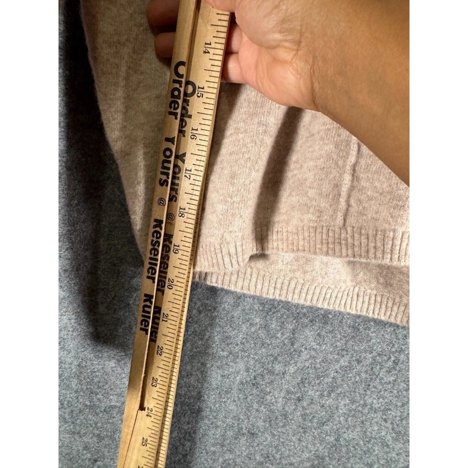 Suéter Sisley Mujer Mediano Lana Cuello en V Elastizado Ligero Silencioso Lujo Foto 4 de 4