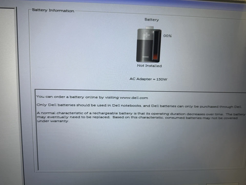 Dell Latitude 5500 i5-8365U 1.60GHz 8GB RAM No OS/HDD/SSD/Batt - Image 4 of 4