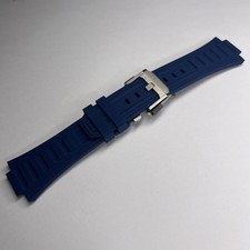 Zenith Blue Rubber Strap & 20mm Stainless Ste...