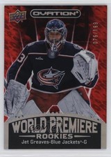 2023-24 Upper Deck Ovation World Premiere Red 76/199 Jet Greaves #WP-31 02ru