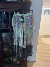 Young Threads Patchwork Pants Size M Wide Leg...