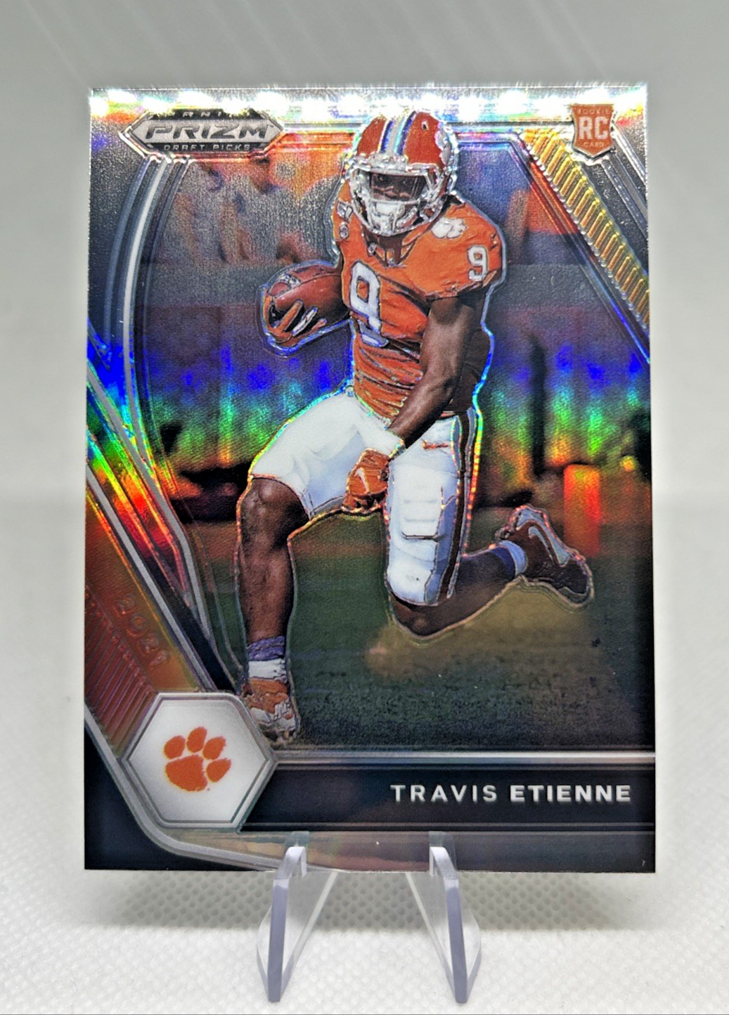 2021 Panini Prizm Draft Picks - Travis Etienne #107 Silver Prizm (RC)