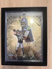 Sam Darnold Autogramm 01/50 Auto Seahawks Fanatics Under Wraps Emanate NFL Gold