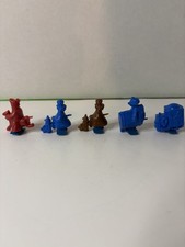 VTG Rare 1970s LOT(5) Ralston-Grins Smiles Giggles & Laughs cereal Ramp Walkers