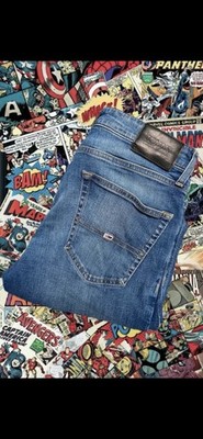 Tommy Hilfiger Jeans Slim-Fit Blau, Herren Gr. W32 L34