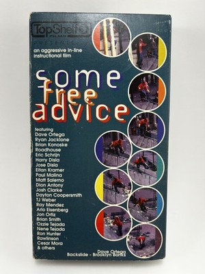 Some Free Advice VHS Aggressive Inline Skating Skateboard Film Top Shelf Films