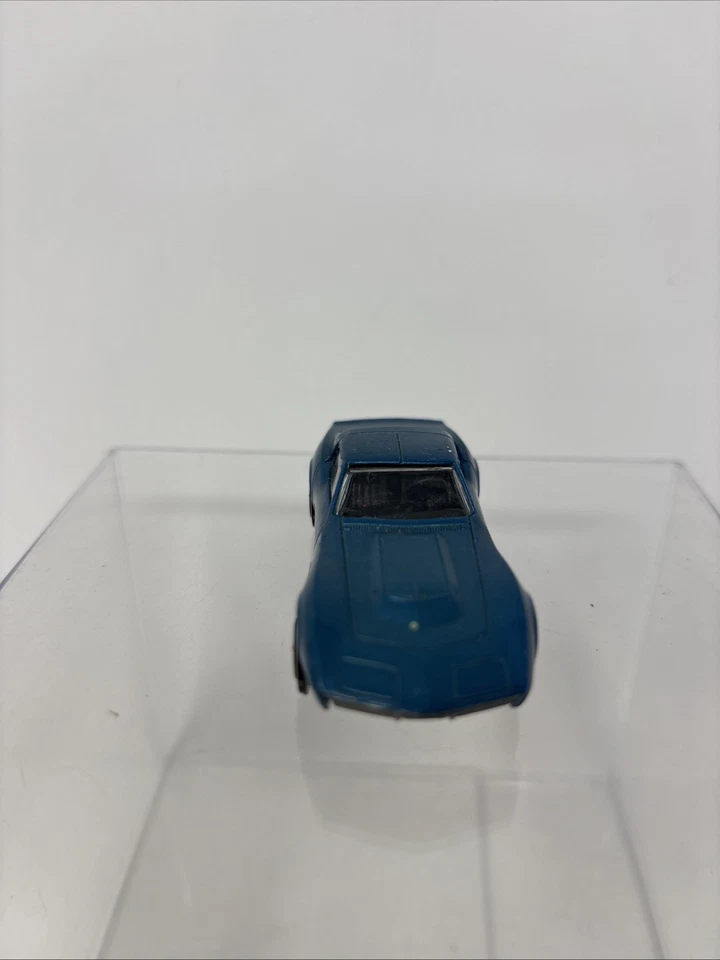 Coche de juguete Corvette Stingray vintage 1969 Kenner tira con cremallera azul años 70 escala (1:64) Foto 4 de 4