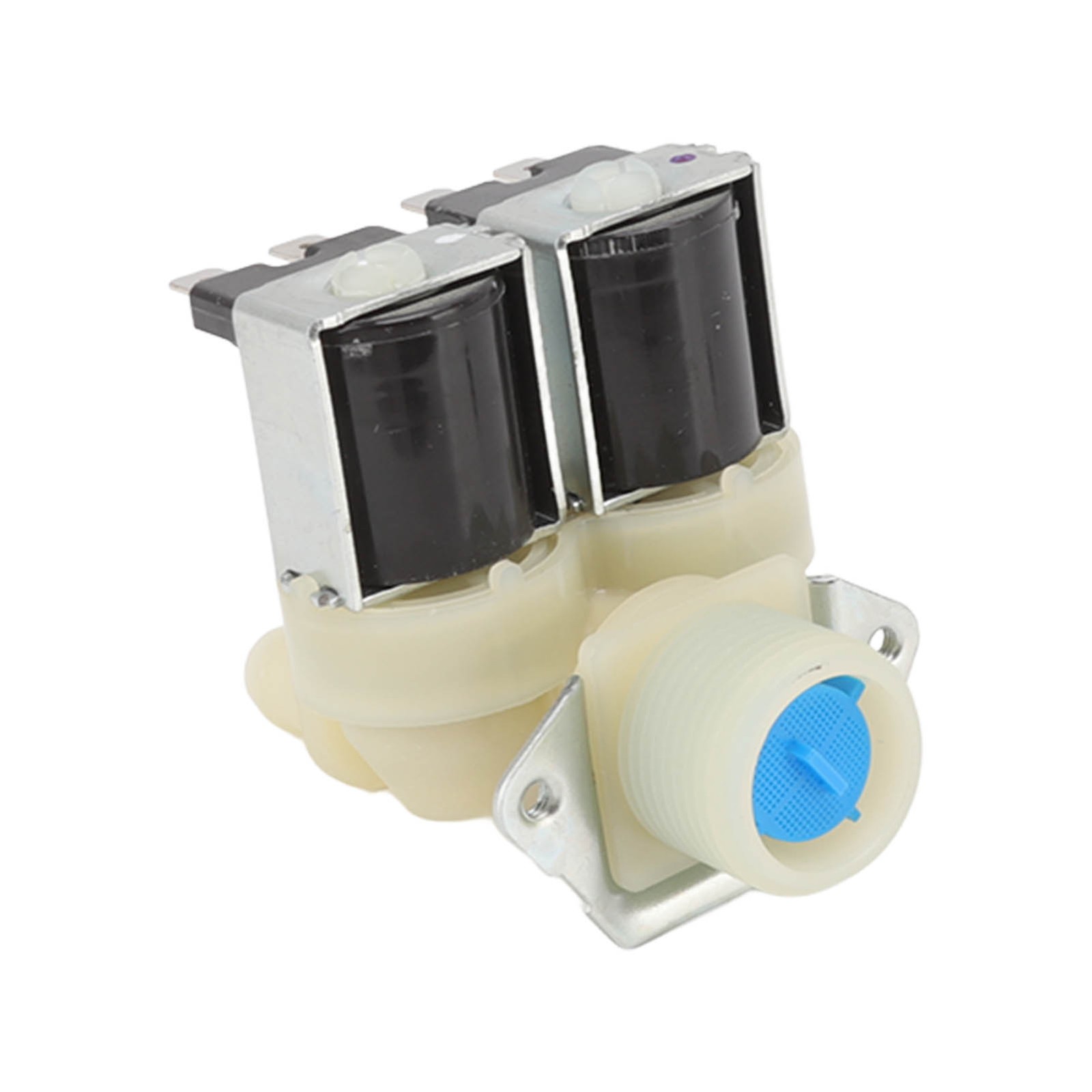 Hot Washing Machine Water Valve Dual Heads Magnetic Inlet Valve For