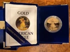 1986-W $50 Gold American Eagle Proof 1 Oz. Coin with Box, CoA, Case