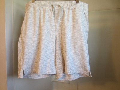 NWOT women's active wear shorts Mondetta Perf. & Luxury Size XL light gray (F)