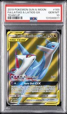 2019 POKEMON SUN & MOON TEAM UP #169 FULL ART/LATIAS & LATIOS GX PSA 10 on eBay